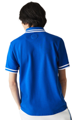 Поло теннисное Lacoste Roland Garros Men Polo - blue/white/blue