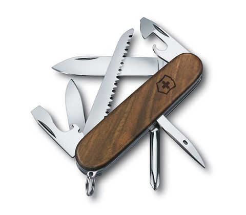 Складной нож Victorinox Hiker Wood (1.4611.63) 91 мм., 11 функций, деревянная рукоять - Wenger-Victorinox.Ru