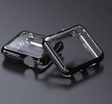 Силиконовый чехол 360 Gloss Case для Apple Watch 42 мм (Черный)