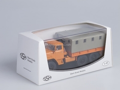 Ural-375D board with awning orange 1:43 Start Scale Models (SSM)