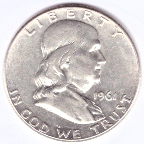 1/2 доллара 1961. США XF (Франклин)