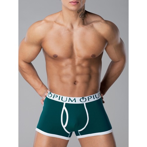 Мужские трусы боксеры изумрудные Opium Boxer R19