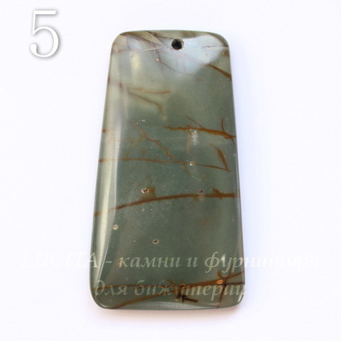 Подвеска Яшма Пикассо, 40-53 мм (№5 (53х30 мм))