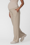 Брюки для беременных 15916 гусиная лапка бежевая
