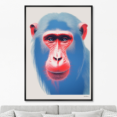 ArtNoMore - Репродукция картины на холсте The Monkeys, No 2, 2024г.