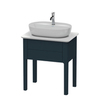 Duravit Luv Консоль из кварцевого камня с 1-м вырезом, 20x688x475, цвет белый структурный LU946501717