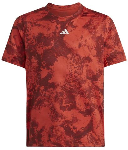 Детская теннисная футболка Adidas Roland Garros T-Shirt - preloved red