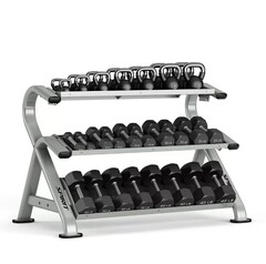 Стойка для гантелей (3 уровня) Spirit Fitness ST800DR3