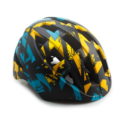Шлем велосипедный детский Cigna WT-022 (жёлтый/бирюзовый/чёрный)