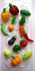 Пластиковая форма для шоколада Овощное ассорти