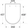 Roca A80173200B Roca A80173200B The Gap Сиденье с крышкой для унитаза, supralit, SoftClose