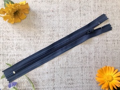 Молния брючная спираль, автомат, L 19 см, Т3, н/р, синий