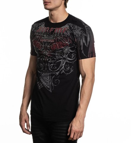 Xtreme Couture | Футболка мужская STEEL VAULT X1914 от Affliction левый бок