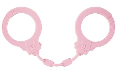 Розовые силиконовые наручники Suppression - Lola Games Party Hard 1167-03lola