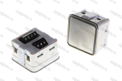 Кнопка (кнопочный модуль) MT42-2M XI "Пустая", квадратная, красная подсветка.