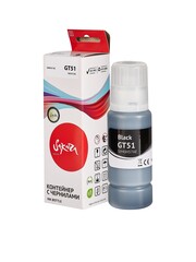 Чернила Sakura M0H57AE (№GT51 Black) для HP Ink Tank 115, 310, 315, 318, 319; Ink Tank Wireless 410, 415, 416, 418, 419; DeskJet GT 5810, 5820, 5812, 5822, пигментный тип чернил, черный, 90 мл., 5000 к.