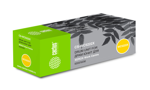 Картридж лазерный Cactus CS-WC5222X 101R00435 черный бар.в компл. (80000стр.) для Xerox WC 5222/5230