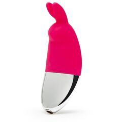 Розовый клиторальный вибратор Happy Rabbit - 