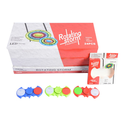 Спиннер для рук"Rotating Storm. BatSpin", с подсветкой, 24шт/бокс