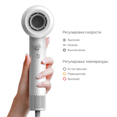 Фен для волос Dreame Intelligent Temperature Control Hair Dryer White (Белый)