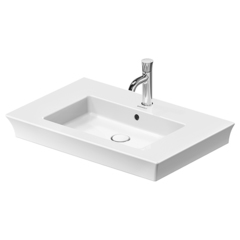 Duravit White Tulip Раковина накладная 750х490  мм,с переливом, с 1 отв. под смеситель, с WonderGliss, цвет: белый 23637500001 фото