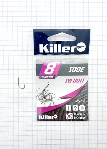 Крючок KILLER SODE № 8 продажа от 10 шт.
