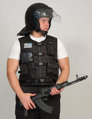 Бронежилет Комфорт 1-1 УНИ чехол Дельта (бронесталь), Бр1 класс защиты