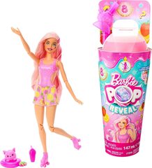 Кукла Барби Русалка, меняющая цвет, серия Pop Reveal Fruit Клубника