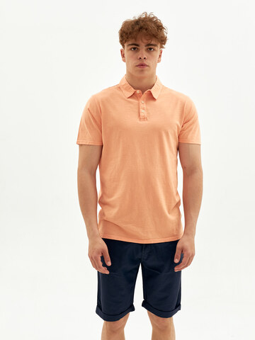 Поло однотонное Bowery NYC Slub Apricot