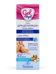 Floresan GEL DEPIL Гель для депиляции жестких и коротких волос СУПЕР-ЭФФЕКТ 100мл
