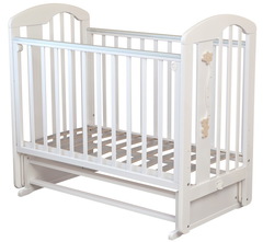 С 718 Кровать детская Агата  накладка-ростомер №11 (белая)