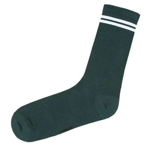 Однотонные носки сине-зеленого цвета оптом