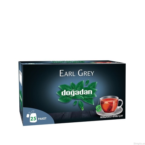 Çay \ Чай \ Black Tea Doğadan  Earl Grey (paket) 25 ədəd