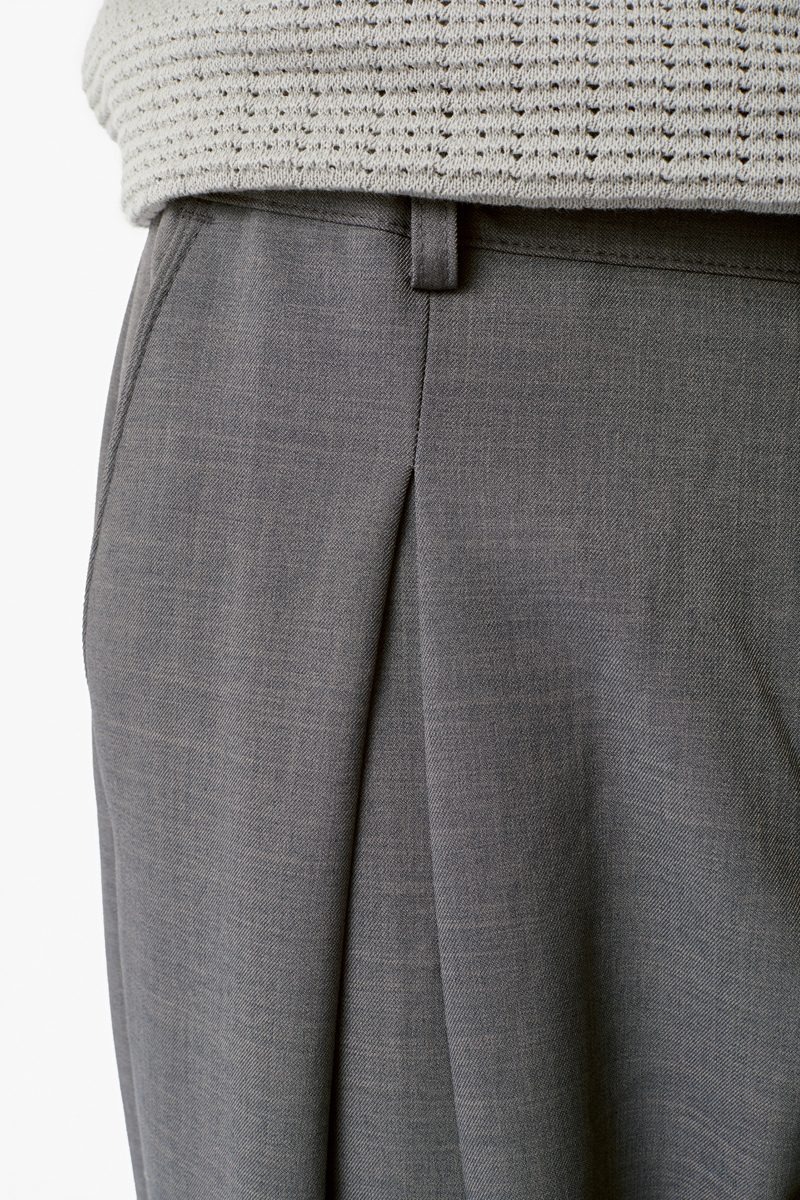 Серые классические брюки Fleur