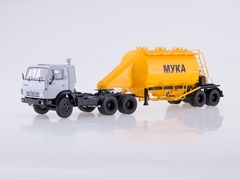 KAMAZ-54112 with semitrailer flour carrier ASP-25 1:43 Start Scale Models (SSM)