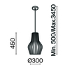 Подвесной светильник Maytoni Roots MOD191PL-01W1