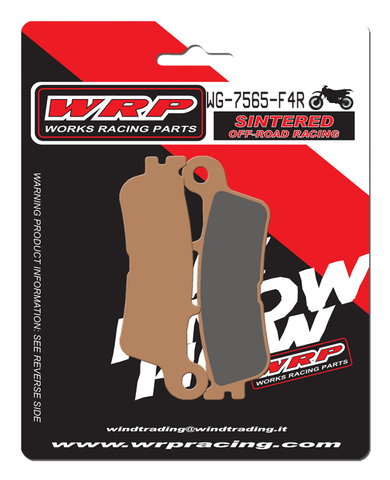 Тормозные колодки WRP WG-7565-F4R (LMP565 ORR)