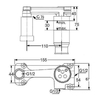 Kludi 38245N076S Kludi 38 245 N076S  BOZZ SET наст. смес. умыв. 2 отв. 230 мм, брашированное золото  + внутренняя час
