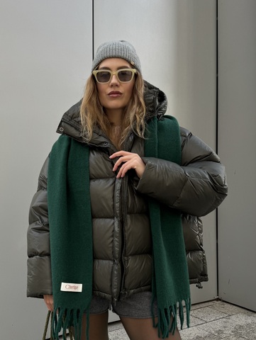 Пуховик Стокгольм зеленый