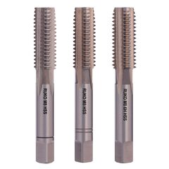 Метчик М 8,0х1,25 (Комплект 3шт) DIN352 HSS-G 6h 56мм a=4,9 Ruko 230080