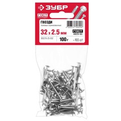 ЗУБР ГОСТ 4029-63, 32 x 2.5 мм, цинк, 100 г, толевые гвозди (305216-25-032)