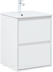 Aquanet 340151 Тумба с раковиной Милан 50 цв. белый глянец (340151) фото