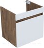 Aquanet 345348 Тумба с раковиной Оптима 50 цв. дуб рустикальный/белый сатин (345348)
