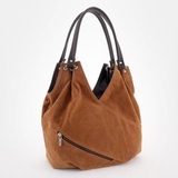 Сумка Саломея 101 эко-замша миндаль