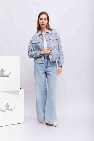 EXPRESSO Жакет-куртка с узором-вышивкой