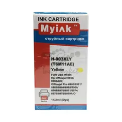 Картридж для HP T6M11AE 903XL OfficeJet 6950, OfficeJetPro-6960, 70 Yellow AQUAMARINE (Совместимый)