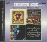 MONK, THELONIOUS: The Unique/ At Town Hall/ 5 By Monk By 5 (Компакт-диск)