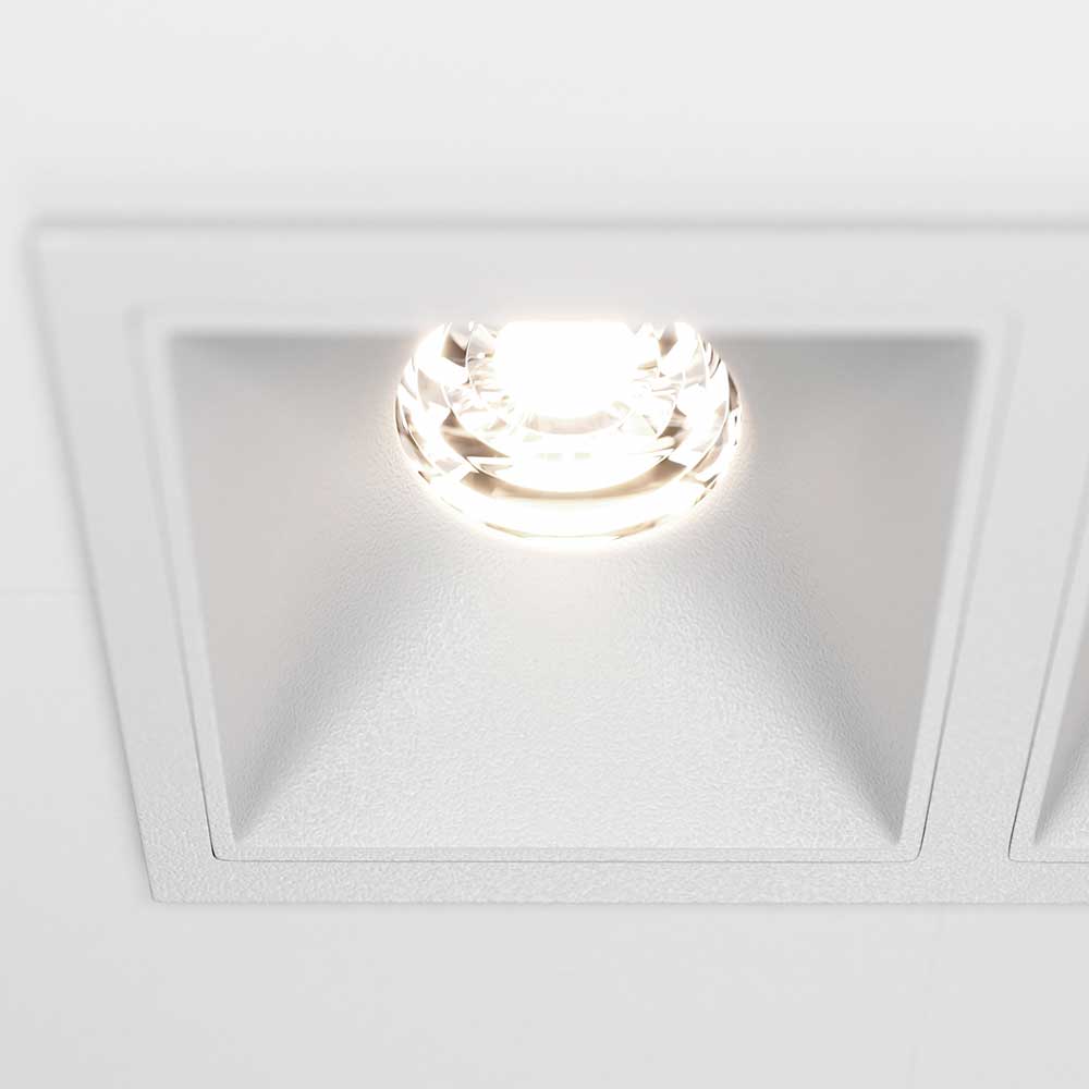 Встраиваемый светильник Maytoni Alfa LED DL043-02-10W4K-SQ-W