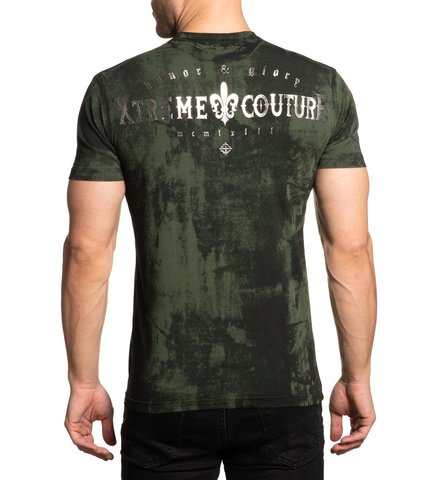 Xtreme Couture | Футболка мужская Razor Sharp X1962 от Affliction спина на модели