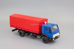 KAMAZ-5325 flatbed truck with tarpaulin Elecon 1:43